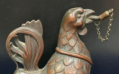Bronze Phoenix Tabletop Cigar Lighter