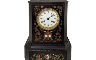 Bull-type inlaid clock without pendulum, Late 19th century
