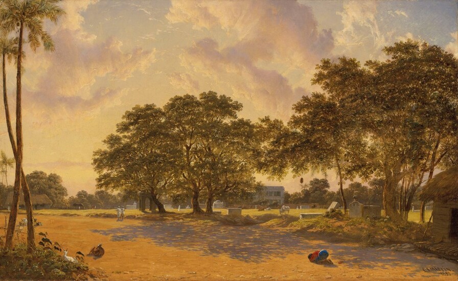 C.J. Martin (fl.1843-1853), View in Calcutta