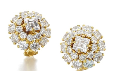 Cartier, Pair of diamond ear clips