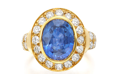 Cartier, Sapphire and Diamond Ring
