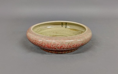 Chinese Brush Wash Glazed Bowl