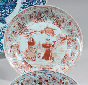 Chinese porcelain plate. Kangxi (1662-1722).