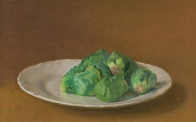 "Choux de Bruxelles sur une assiette blanche (Brussel Sprouts on a White Plate)", 1988