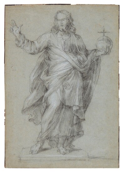 Christ as redeemer, Roman School, Late 17th Century