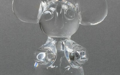 Colorless Glass Koala Figure