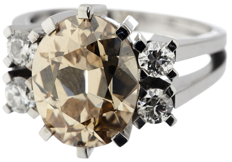 Diamant-Ring "fancy colour"
