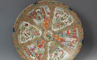 Dish; Canton; China, 19th century. Glazed porcelain.