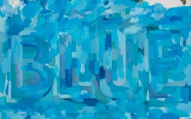 Domenick Capobianco "Blue" Oil on Canvas
