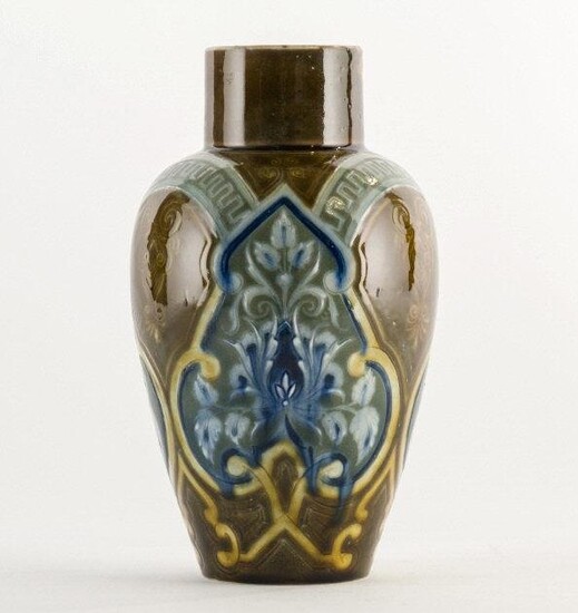 Doulton Lambeth Vase, Eliza SIMMANCE, 1883
