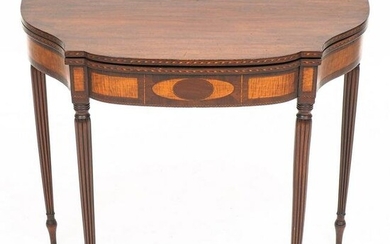 Early 19th Century American Sheraton Games Table