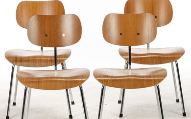 Egon Eiermann: Wilde & Splieth four chairs (4)