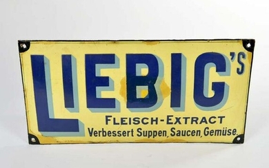 Emailleschild "Liebig"