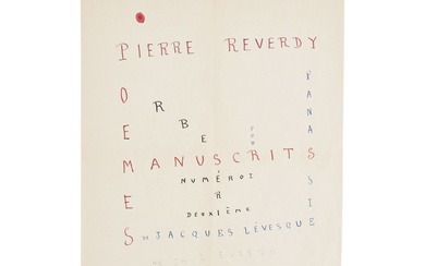 FRANCIS PICABIA (1879-1953) LETTRE AUTOGRAPHE SIGNÉE à Jacques-Henri LEVESQUE mars 195...