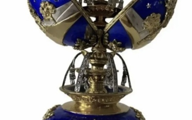 Faberge Silver .925 Collectible Egg