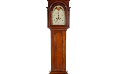 Federal Walnut Tall Case Clock