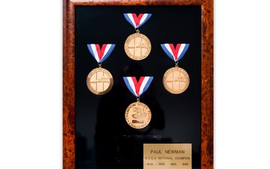 Four Racing Medals Awarded to Paul Newman