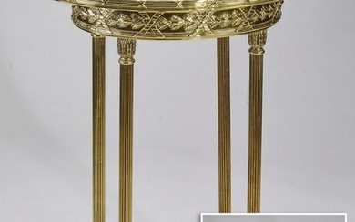 French green onyx and gilt mounted gueridon
