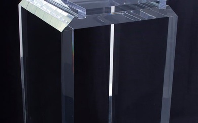 Furniture: Lucite Side Table or pedestal