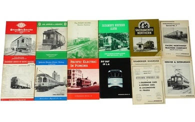 GROUP AMERICAN INTERURBANS RAILROAD TRANSPORT BOOKS