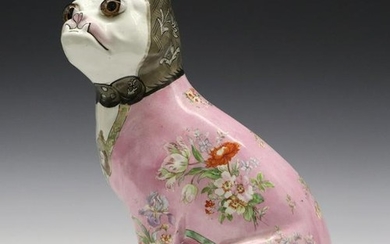 Galle Faience Dog
