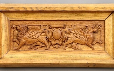 Gothic Revival Carved Panel