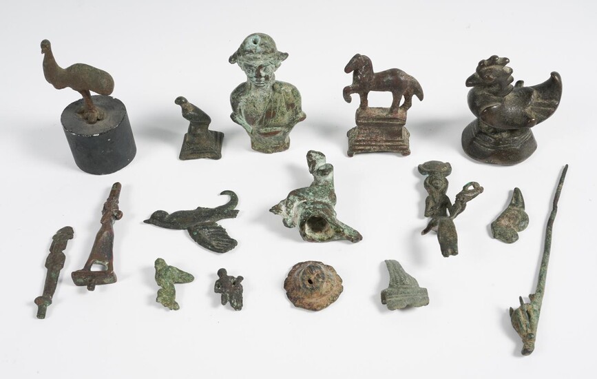 Group of Bronze and Other Articles, Roman and Egyptian Style and Other FD7A