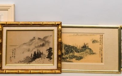 Group of Four Asian Landscapes