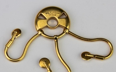 Gucci 18k Solid Gold Key Ring 38 Grams VINTAGE