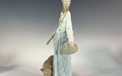 Gypsy Woman With Bear 1004919 - Lladro Porcelain Figurine