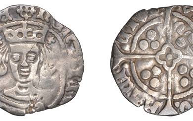 Henry VI (First reign, 1422-1461), Rosette-Mascle issue, Penny, York, Abp Kemp, mullets...