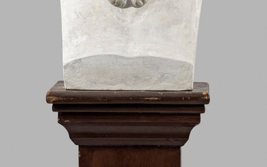 Hofer (sculpteur allemand, actif vers 1900) Buste du prince régent Luitpold de Bavière avec socle...