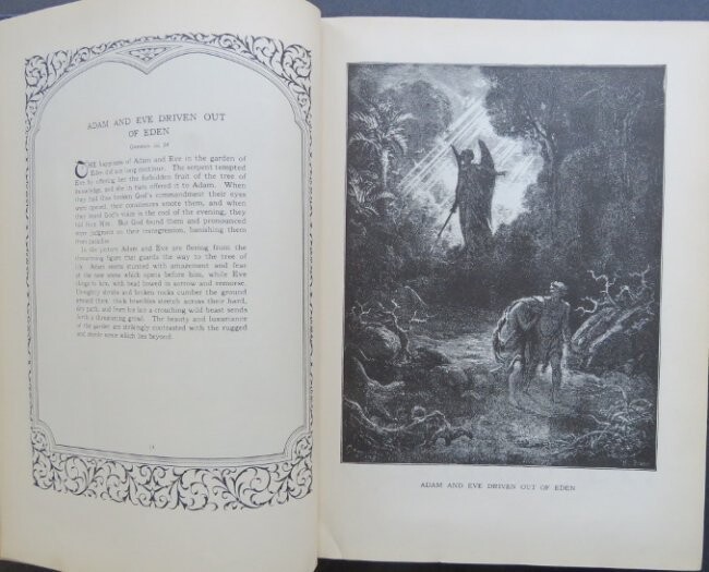 Holy Bible in Pictures, 200 Dore illustrations, 1939