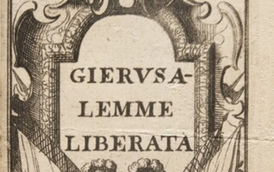[Illustrati]. Tasso, Torquato. Il Goffredo, overo Gierusalemme Liberata. Amsterdam e Parigi, Daniel Elzevier e Thomas Jolly, 1678.