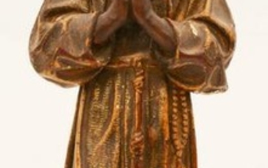Italian 18th Cent. Gilt Santos Figure of Monk