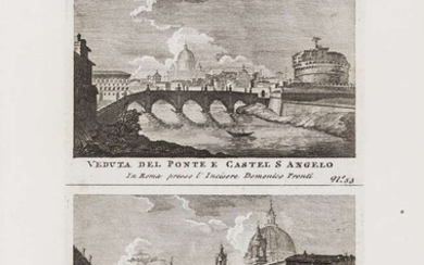 Italy.- Pronti (Domenico) Nuova Raccolta di 100 Vedutine Antiche della Citta di Roma, 2 vol. in 1, Rome, 1795.