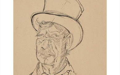 § Jankel Adler (Polish 1895-1949) Coachman in Top Hat