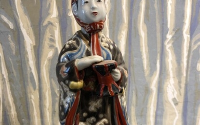 Japon. Sculpture en porcelaine émaillé polychrome... - Lot 60 - Gros & Delettrez