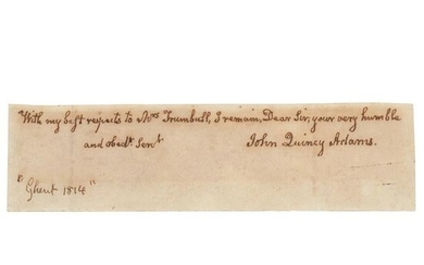 John Quincy Adams Signature