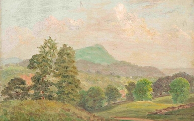 Julian Alden Weir (American, 1852-1919) Landscape with