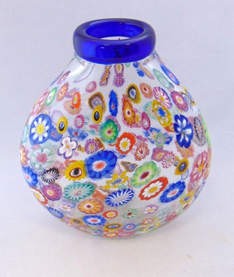 Ken Hanson art glass vase