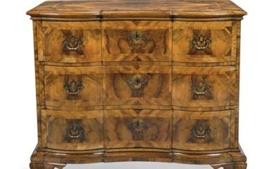 A Small German Baroque Chest of Drawers