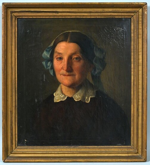 Kluge, Gemälde einer älteren Dame/Kluge, Painting of an elderly woman