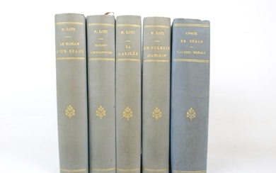 LOTI Pierre. 4 volumes dont : - Le roman d'un Spahi. Calmann-Lévy. In-12°. - Madame...
