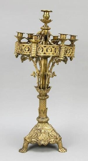 Large altar candlestick, late 19t