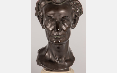 Leonard Volk, (American, 1828-1895) - Bust of Abraham Lincoln