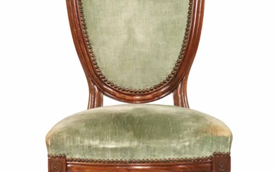 Louis XV Style Mahogany Side Chair