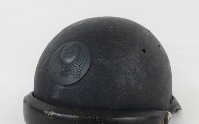 M35 blue painted air force helmet with specific...
