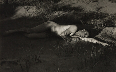 MAX DUPAIN (1911-1992) Sleeping Boy. Silver print, the image measuring 304.8x939.7 mm;12x15 1/2...