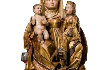 Madonna and Child with St. Anne from Swabia/the Lake